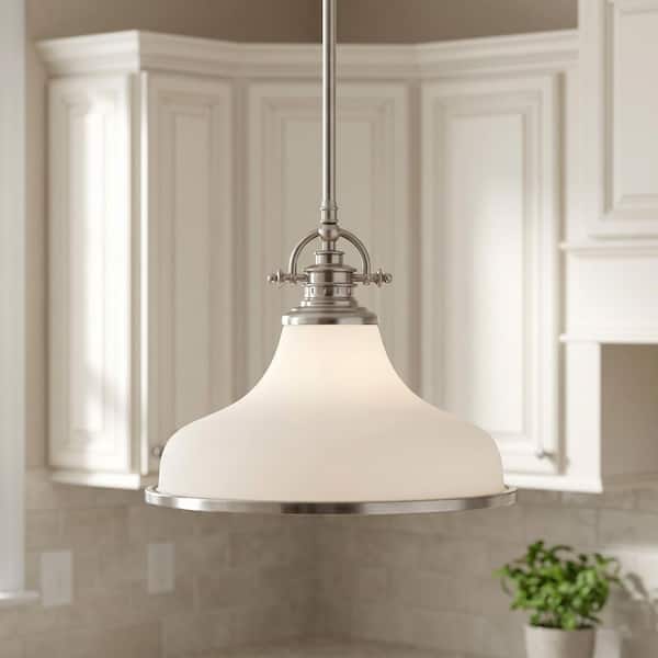Grant 1-Light Brushed Nickel Pendant