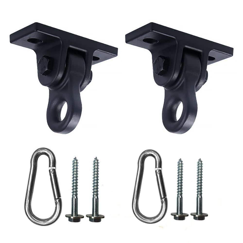 Angel Sar Heavy Duty Outdoor Swing Hangers Screws Bolts Included Over ...