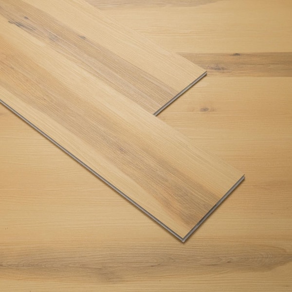 Leo Hill Oak 12 MIL x 7 in. W x 48 in. L Waterproof Click Lock Luxury Vinyl Plank Flooring (23.8 sq.ft. /Case)