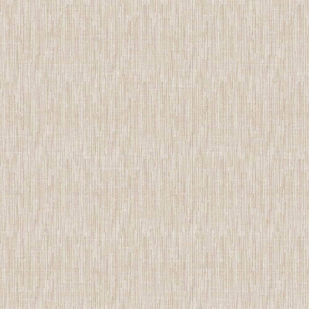 Spring Blossom Collection Plain Linen Effect Beige Matte Finish Non-pasted 