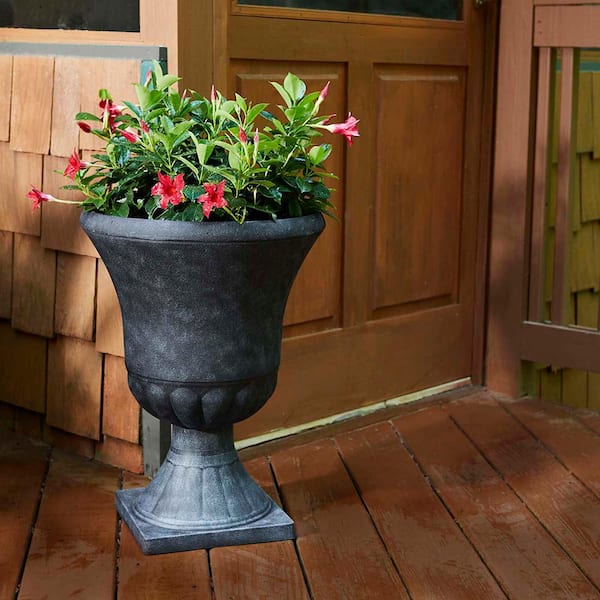 Southern Patio Unearthed Large 17 in. x 19 in. Fiberglass Tall Planter  GRC-081692 - The Home Depot