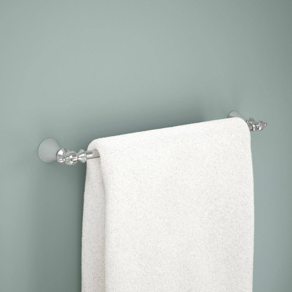 Polished Chrome 18'' Wall Mounted Single Towel Bar
