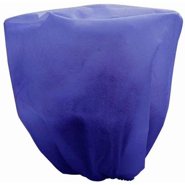 Agfabric 10 ft. Dia 0.95 oz. Round Dark Blue Frost Protection Plant Cover Outdoor Shrub Jacket for Winter Frost Cold