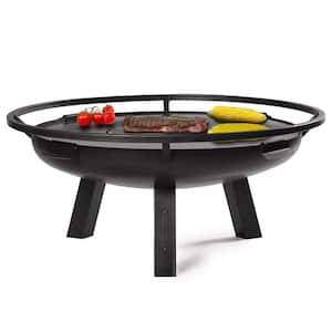 Porto 24 in. Fire Pit with Grill Plate