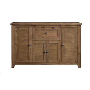 Kensington Reclaimed Natural Wood 60 in. W Sideboard with Solid Wood, Drawers