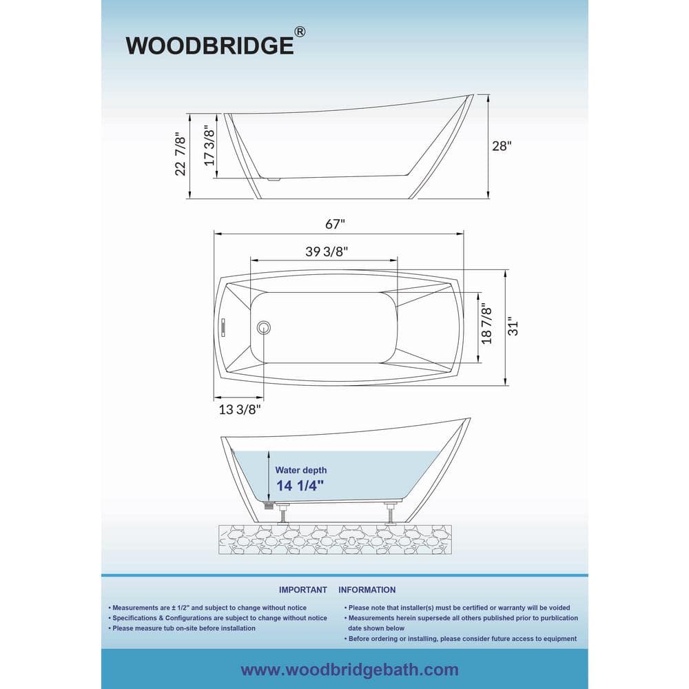 White Acrylic Freestanding Single Slipper Soaking Tub with Brushed Nickel Trim