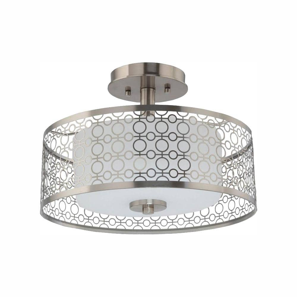 led semi flush mount