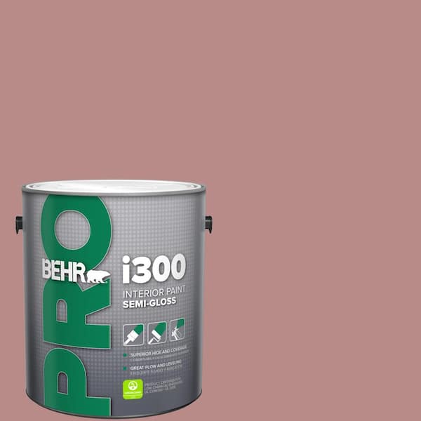 BEHR PRO 1 gal. #150F-4 Victorian Mauve Semi-Gloss Interior Paint