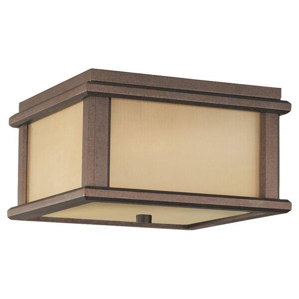 Generation Lighting Mission Lodge 2-Light Corinthian Bronze Outdoor ...