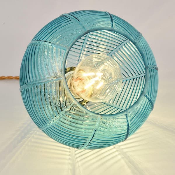 Henveton Kinlea 3 Light Blue Cluster Chandeliers with Globe