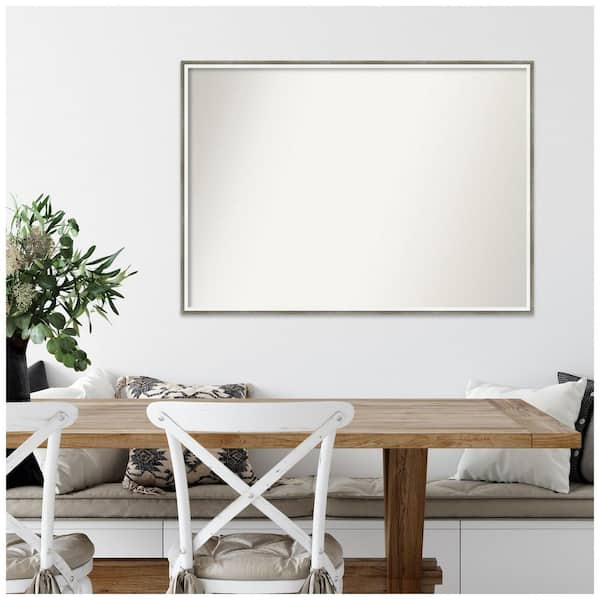 White picture frame, 28' x 39' in