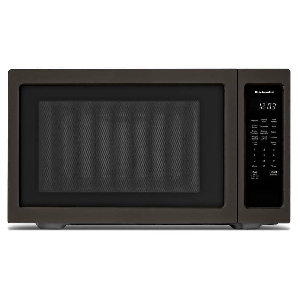 KitchenAid 2.2 cu. ft. Countertop Microwave in PrintShield Black Stainless, Black Stainless with PrintShield Finish