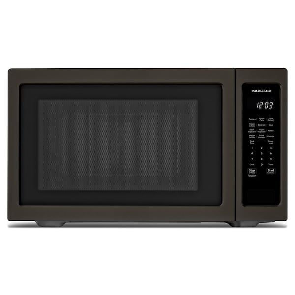 KitchenAid 2.2 cu. ft. Countertop Microwave in PrintShield Black Stainless