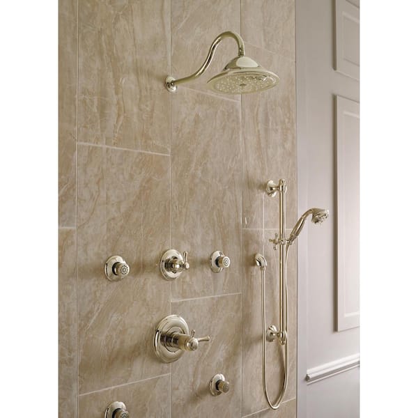 Cassidy TempAssure 17T Series 1-Handle Shower Faucet Trim Kit in Polished Nickel (Valve Not Included)