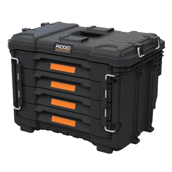 RIDGID 2.0 Pro Gear System 22 in. XL 4 Drawers Modular Tool Box Storage