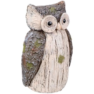 13 in. Indoor/Outdoor Figurine Sunnydaze Ophelia the Woodland Owl Statue