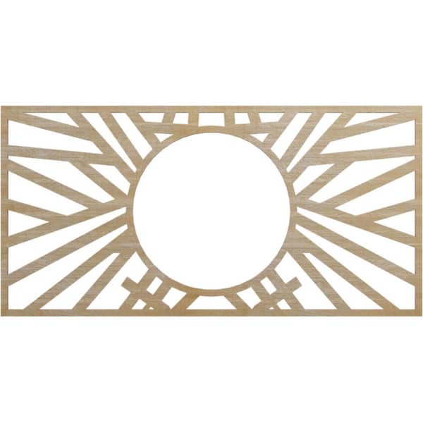 Ekena Millwork 0.25 in. x 32 in. x 16 in. Wood (Birch) Medallion Moulding