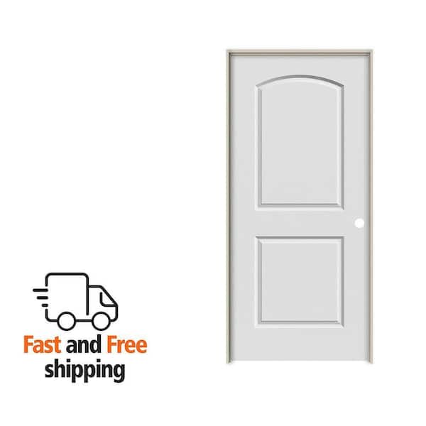 MMI DOOR 36 in. x 80 in. Smooth Caiman Left-Hand Solid Core Primed
