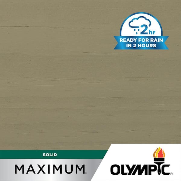 Olympic Maximum 1 gal. SC-1047 Monterey Gray Solid Color Exterior Stain and Sealer in One