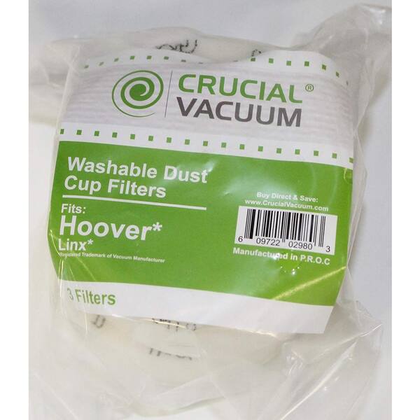 6X Hoover Linx Vacuum Foam Compatible Filter 410044001 902185003 & 562161003. 