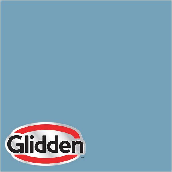 Glidden Premium 5 gal. #HDGB59D Secret Cove Blue Semi-Gloss Interior Paint with Primer