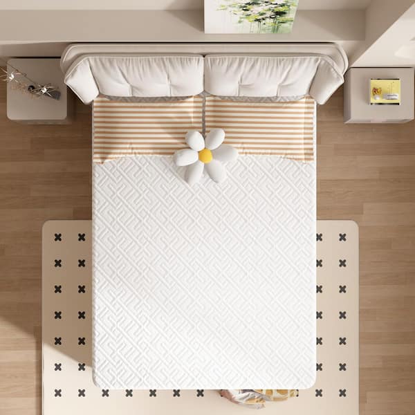 定番のお歳暮＆冬ギフト Foam Memory Gel Medium Queen Crystli Mattress Bed-in in. 10 ボディ・フェイスケア