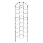 Achla Designs Waves Trellis Gardening Tool, 77 in. Tall Black ...