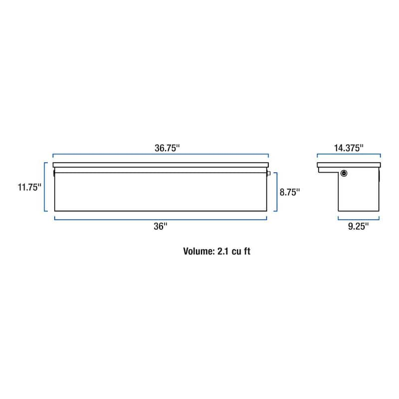 LP 36 in. Truck Side Toolbox