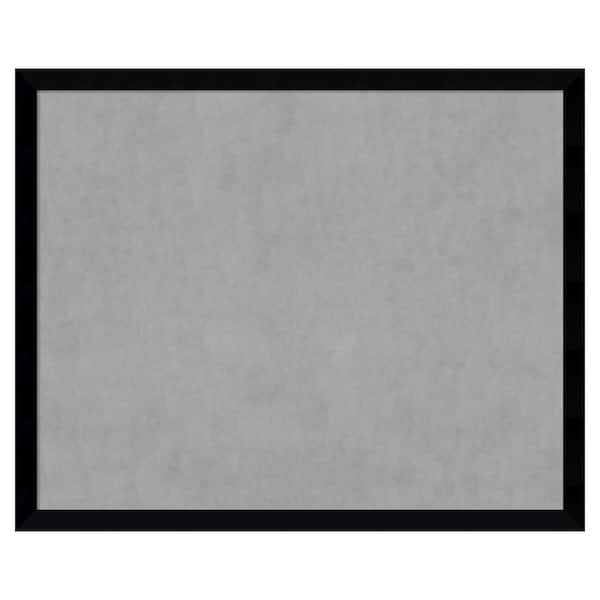 Amanti Art Black Museum 43 in. x 35 in. Framed Magnetic Board