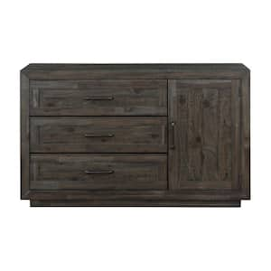 Riverdale Black 60 in. Sideboard/Buffet Server