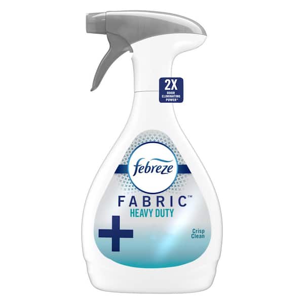 Febreze 27 oz. Crisp Clean Heavy-Duty Odor Eliminating Fabric Freshener  003700088972 - The Home Depot