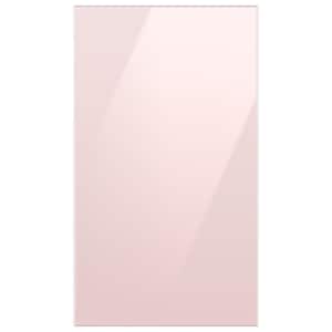 Bespoke Bottom Panel in Pink Glass for 4-Door Flex French Door Refrigerator
