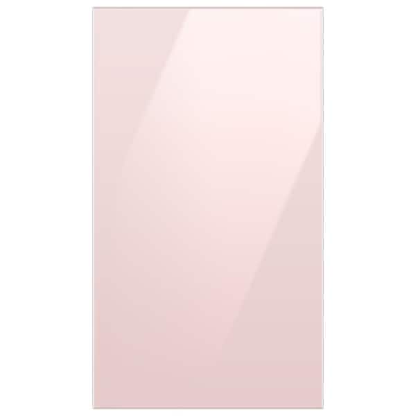 Samsung Bespoke Bottom Panel in Pink Glass for 4-Door Flex French Door Refrigerator