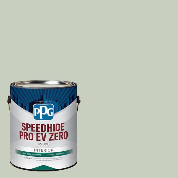PPG Speedhide Pro EV Zero 1 gal. PPG1124-3 Frosty Pine Eggshell Interior Paint