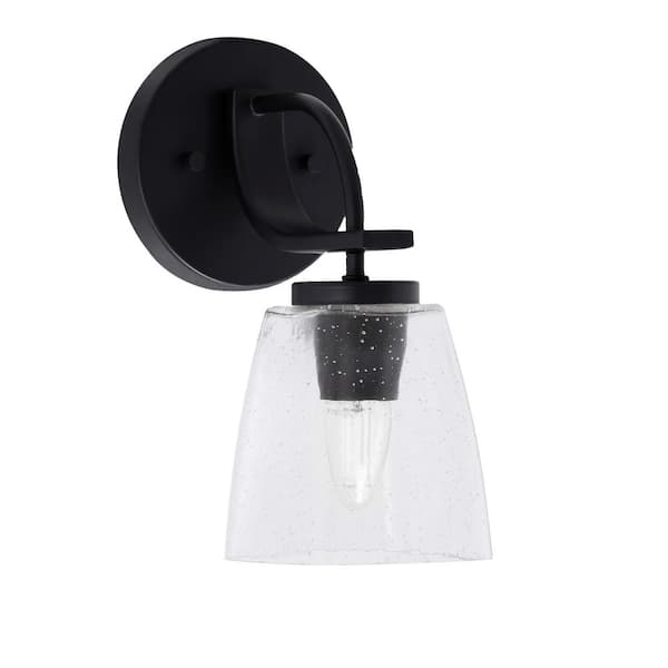 Unbranded Olympia 1-Light Matte Black Wall Sconce