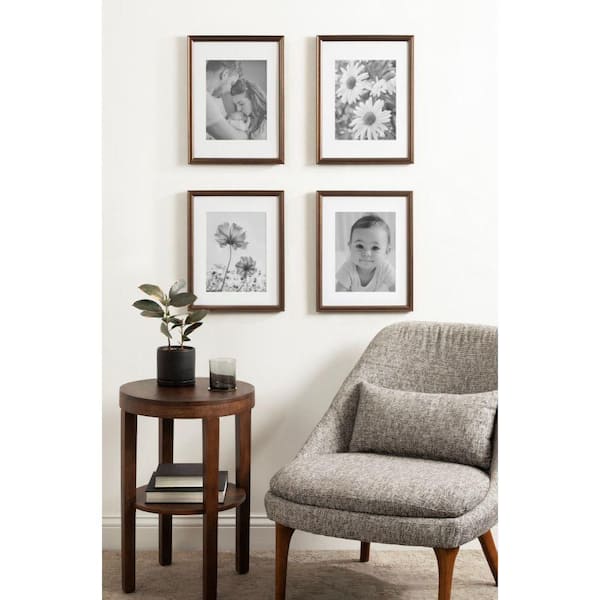 Kate and Laurel Adlynn 11 in. x 14 in. Bronze Picture Frame (Set