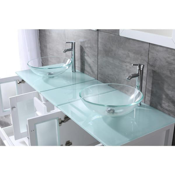 Special order glass hotsell bathroom sink