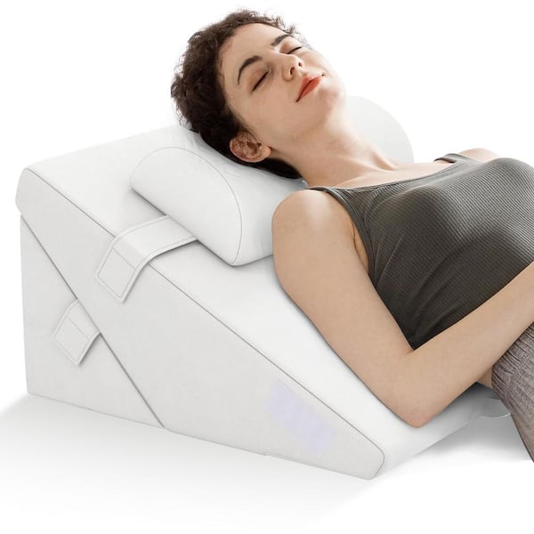 the pillows 3点セット Gymax 3 PCS Bed Wedge Pillow Set Adjustable Incline Pillow w