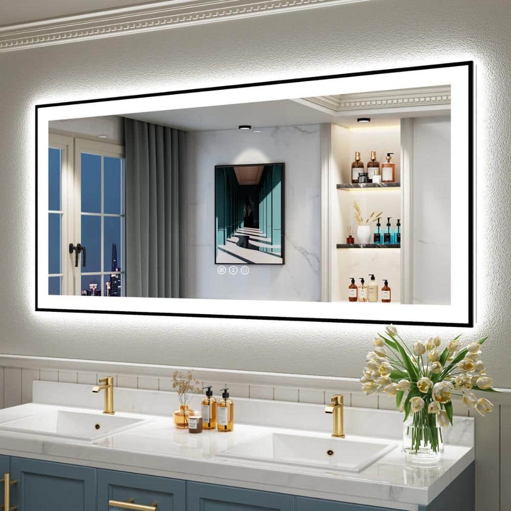 Black Matel Framed LED Bathroom Mirror price history on PriceWatchPro