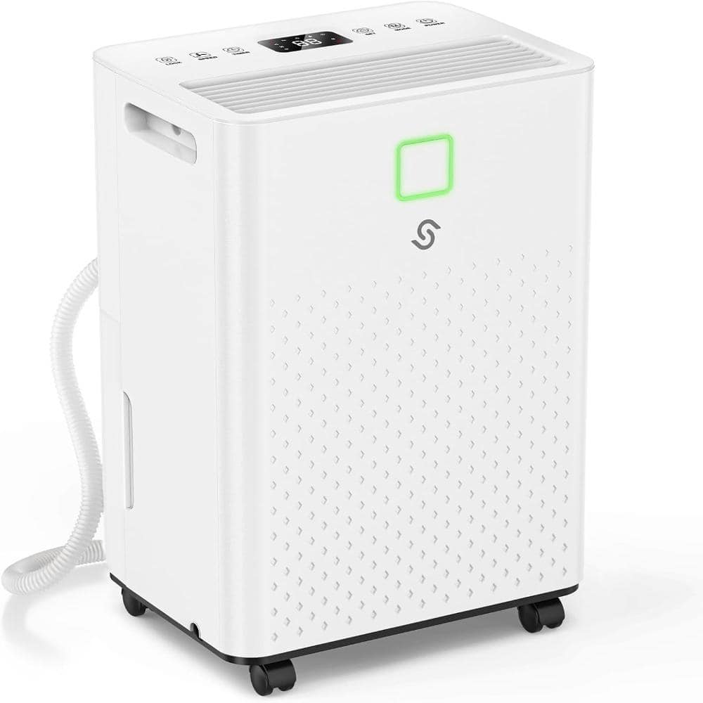 21 pt.1600 Sq.Ft Dehumidifier, 37dB Ultra Quiet Dehumidifier with Drain Hose, Auto Mode, Timer & Child Lock for Basement price history on PriceWatchPro