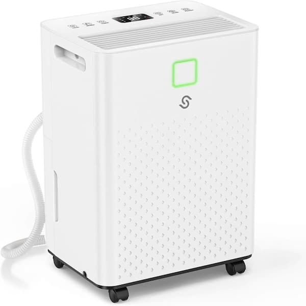 21 pt.1600 Sq.Ft Dehumidifier, 37dB Ultra Quiet Dehumidifier with Drain Hose, Auto Mode, Timer & Child Lock for Basement