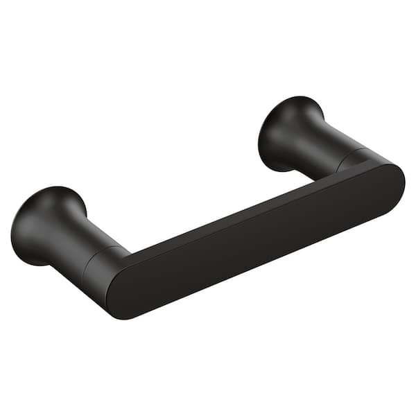 Genta LX Pivoting Toilet Paper Holder in Matte Black