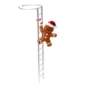 Gingerbread Man and Ladder Amaryllis Stake, A Decortive Way to Support Your Amaryllis (1-Pack)