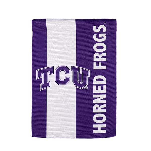 Fan Essentials 12 in. x 18 in. TCU Garden Flag