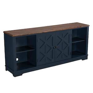 70 in. Navy TV Stand for TVs Upto 78 in.
