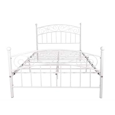 Metal Bed Frame With Headboard, King Size Bed Frame With Headboard For Heavy Person