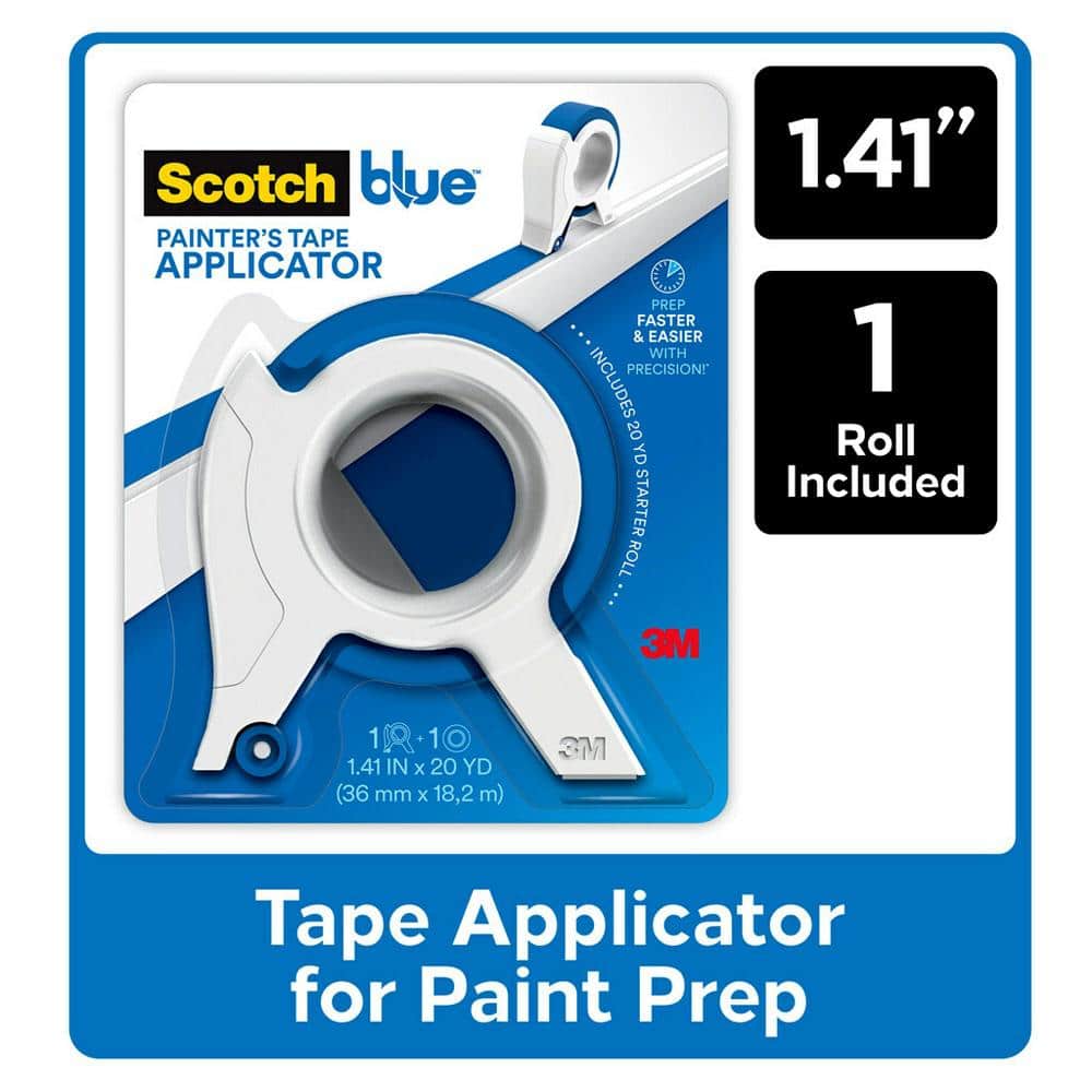 Painters Tape 6 pcs, Blue Painter's Tape 1.5-Inch (1.41-Inch x 60