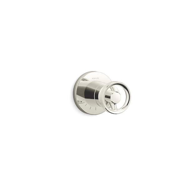 KOHLER Components Mastershower Volume Control Valve Trim With Industrial Handle in Vibrant Polished Nickel