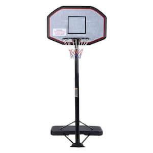 Height Adjustable Basketball Stand for Teens Adults with Wheels, 43 in. Backboard