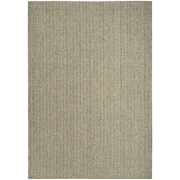 Tulum Olive 4 ft. x 6 ft. All-Over Design Contemporary Area Rug